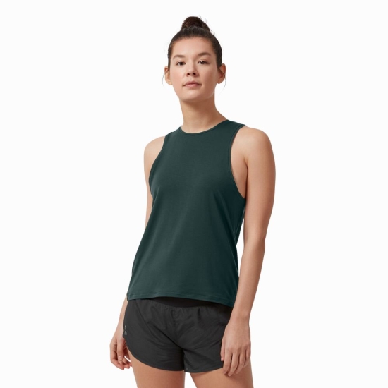 On Cloud Active Vesty Damske Tmavo Zelene | 21460WIYX