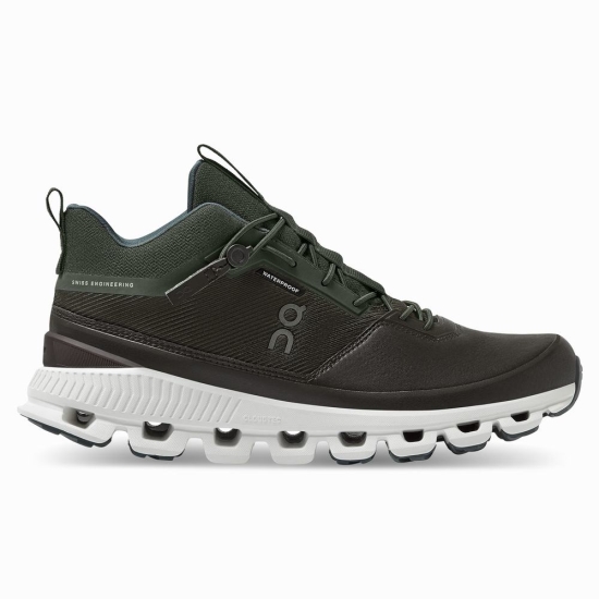On Cloud Cloud Hi Waterproof Tenisky Damske Čierne / Hnede | 67849KALN