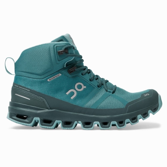 On Cloud Cloudrock Waterproof Turisticke Topanky Damske Modre Svetlomodrá | 27918QSXO