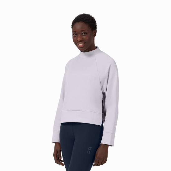 On Cloud Crew Neck Mikiny Damske Béžové | 54719EZLV