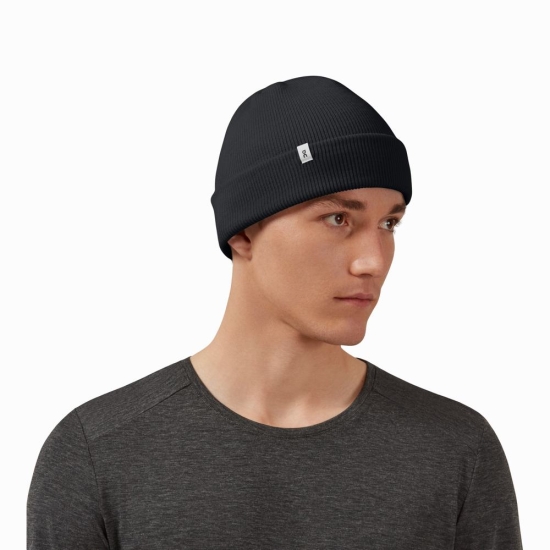 On Cloud Merino Klobuky Damske Čierne | 34958WRKN