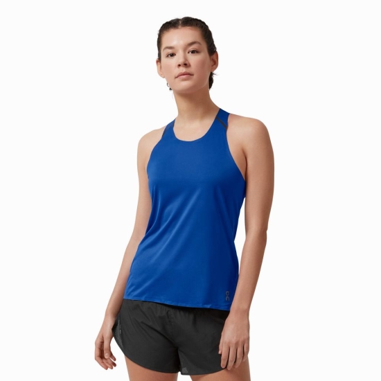 On Cloud Tank-T Vesty Damske Indigo / Čierne | 12458TBJF