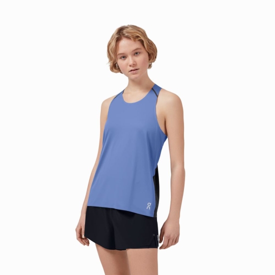 On Cloud Tank-T Vesty Damske Modre / Čierne | 63879FEGQ