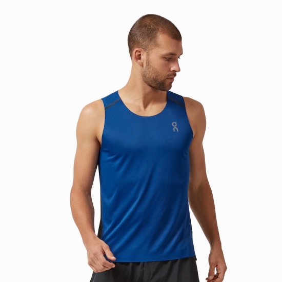 On Cloud Tank-T Vesty Panske Indigo / Čierne | 24179YKGA