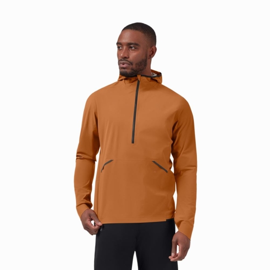 On Cloud Waterproof Anorak Bundy Panske Hnede | 42738GZDF